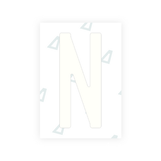 Alite Nanofilm for Guatemala license plates - Symbol "N" - Alite