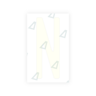 Alite Nanofilm for US (New Jersey - Embossed) license plates - Symbol "N" - Alite
