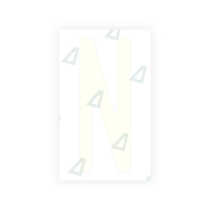 Alite Nanofilm for US (New Jersey - Embossed) license plates - Symbol "N" - Alite