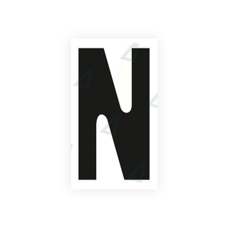 Alite Nanofilm for France license plates - Symbol "N" - Alite