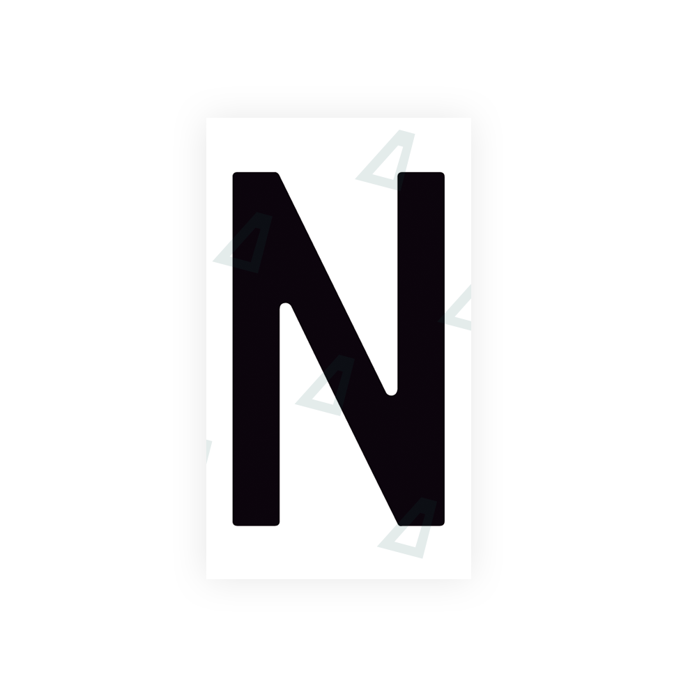 Alite Nanofilm for Spain Flat license plates - Symbol "N" - Alite