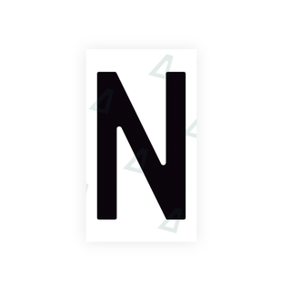 Alite Nanofilm for Spain Flat license plates - Symbol "N" - Alite
