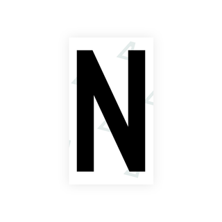 Alite Nanofilm for Greece license plates - Symbol "N" - Alite