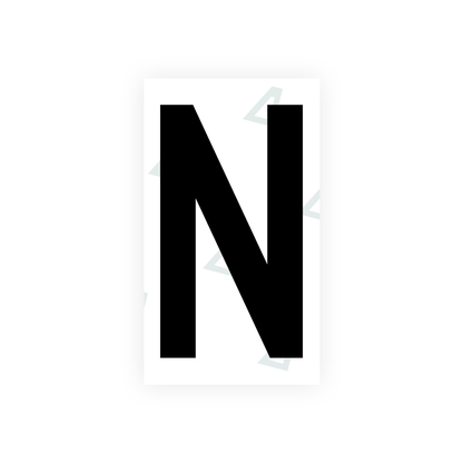 Alite Nanofilm for Greece license plates - Symbol "N" - Alite
