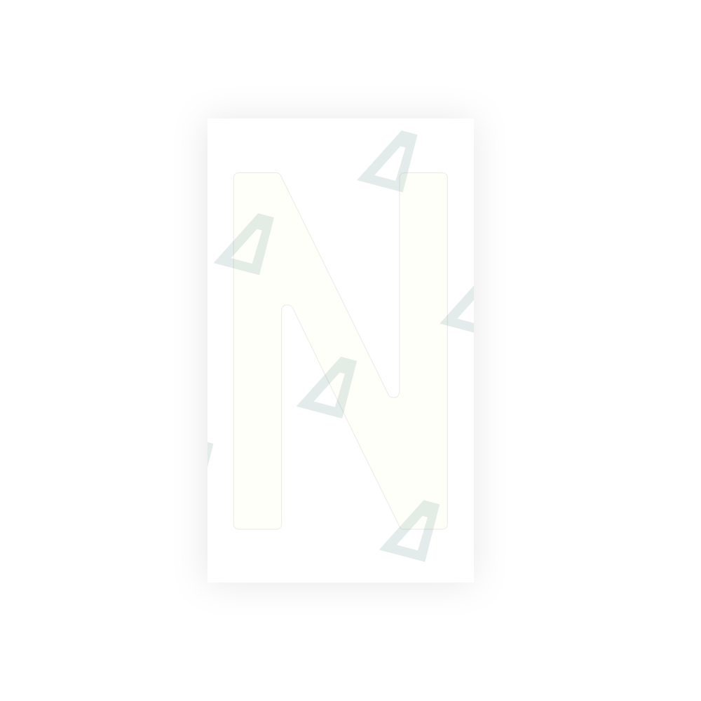 Alite Nanofilm for Spain Flat license plates - Symbol "N" - Alite