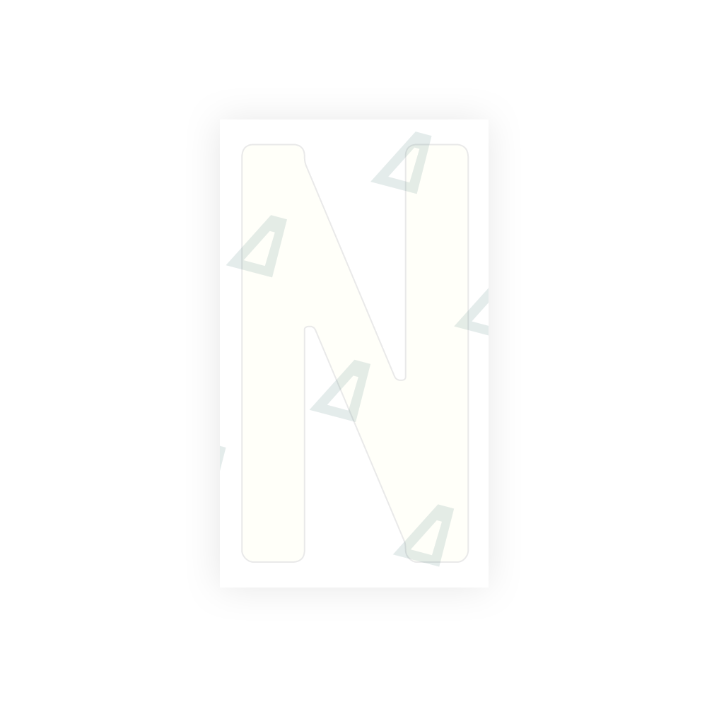 Alite Nanofilm for Germany (standard) license plates - Symbol "N" - Alite