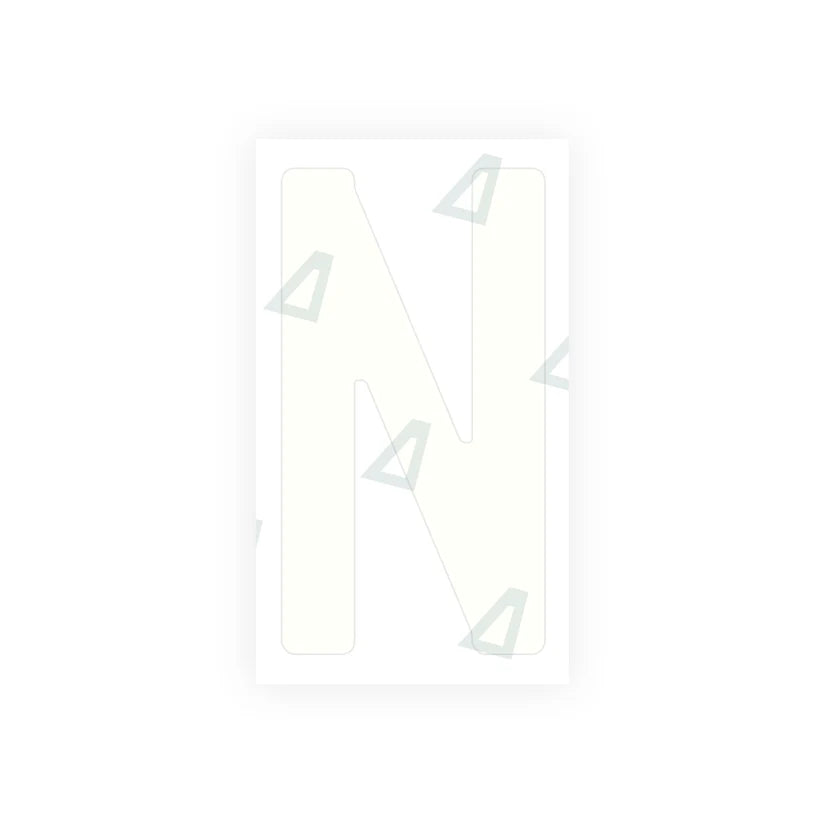 Alite Nanofilm for Paraguay license plates - Symbol "N"