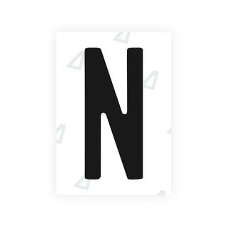 Alite Nanofilm for US (Connecticut 2013) license plates - Symbol "N" - Alite