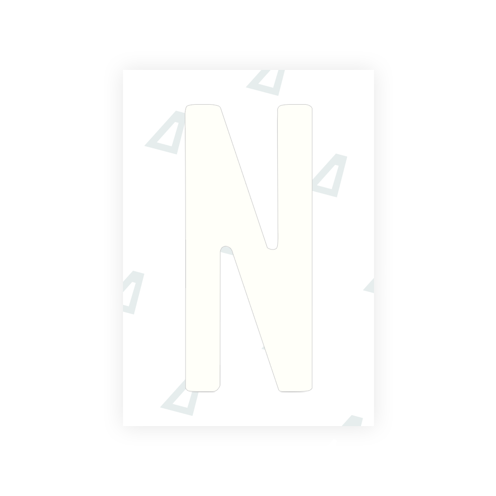 Alite Nanofilm for US (Connecticut 2013) license plates - Symbol "N" - Alite