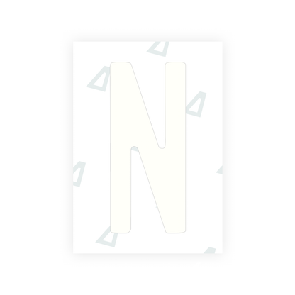 Alite Nanofilm for US (Connecticut 2013) license plates - Symbol "N" - Alite
