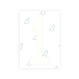 Alite Nanofilm for US (Nebraska 2017) license plates - Symbol "1"