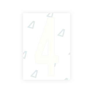 Alite Nanofilm for US (Nebraska 2017) license plates - Symbol "4"