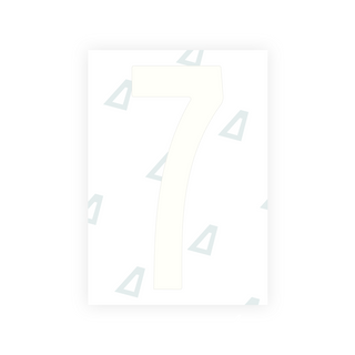 Alite Nanofilm for US (Nebraska 2017) license plates - Symbol "7"