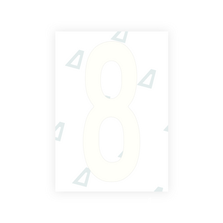 Alite Nanofilm for US (Nebraska 2017) license plates - Symbol "8"