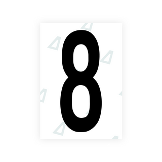Alite Nanofilm for US (Nebraska 2017) license plates - Symbol "8"