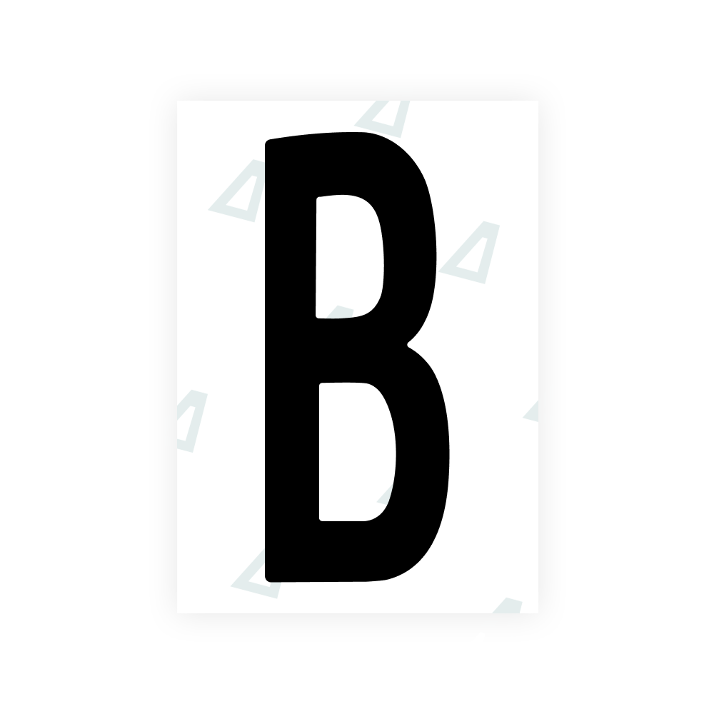 Alite Nanofilm for US (Nebraska 2017) license plates - Symbol "B"
