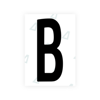 Alite Nanofilm for US (Nebraska 2017) license plates - Symbol "B"