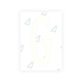 Alite Nanofilm for US (Nebraska 2017) license plates - Symbol "G"