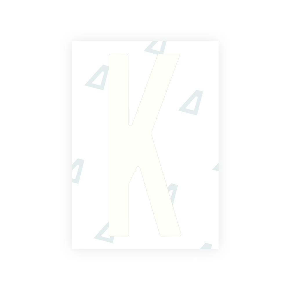 Alite Nanofilm for US (Nebraska 2017) license plates - Symbol "K"
