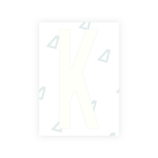 Alite Nanofilm for US (Nebraska 2017) license plates - Symbol "K"