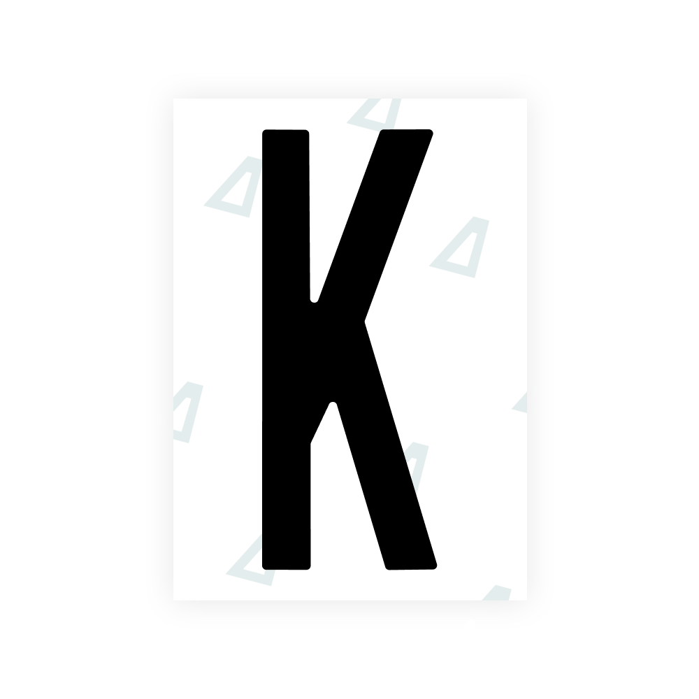 Alite Nanofilm for US (Nebraska 2017) license plates - Symbol "K"
