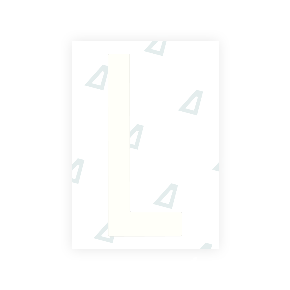 Alite Nanofilm for US (Nebraska 2017) license plates - Symbol "L"