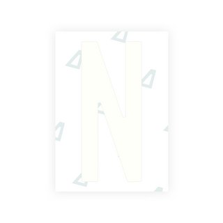 Alite Nanofilm for US (Nebraska 2017) license plates - Symbol "N"