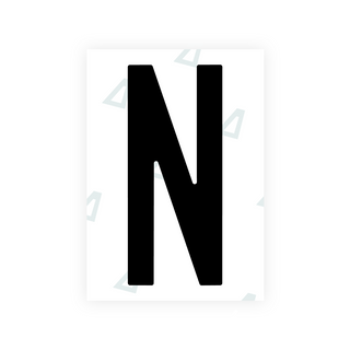 Alite Nanofilm for US (Nebraska 2017) license plates - Symbol "N"