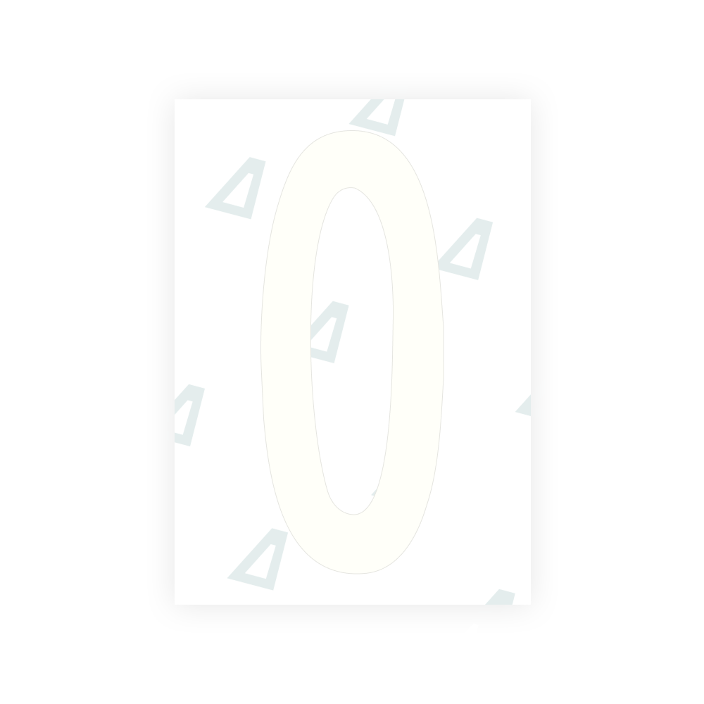 Alite Nanofilm for US (Nebraska 2017) license plates - Symbol "O"