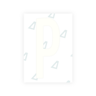 Alite Nanofilm for US (Nebraska 2017) license plates - Symbol "P"