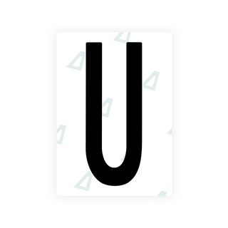 Alite Nanofilm for US (Nebraska 2017) license plates - Symbol "U"