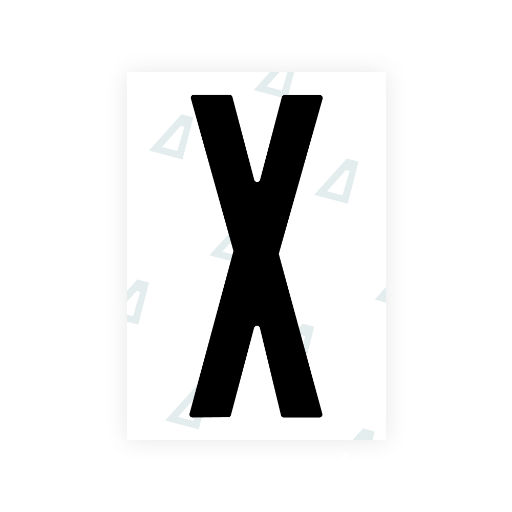 Alite Nanofilm for US (Nebraska 2017) license plates - Symbol "X"
