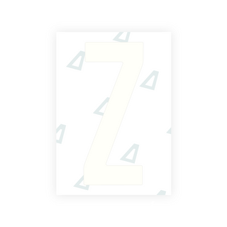Alite Nanofilm for US (Nebraska 2017) license plates - Symbol "Z"