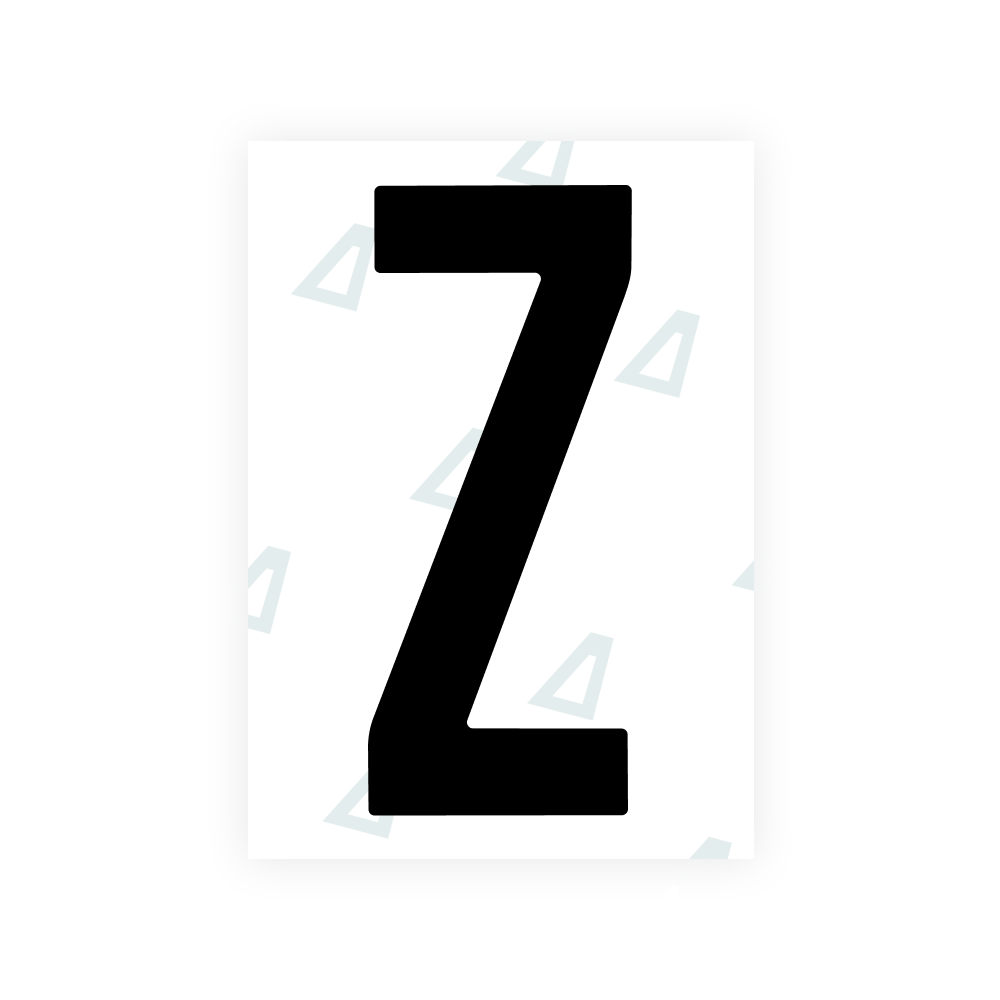 Alite Nanofilm for US (Nebraska 2017) license plates - Symbol "Z"