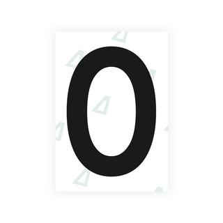 Alite Nanofilm for Netherlands license plates - Symbol "0"