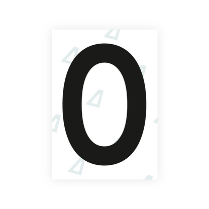 Alite Nanofilm for Netherlands license plates - Symbol "0"