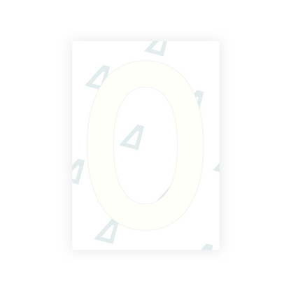 Alite Nanofilm for Netherlands license plates - Symbol "0"