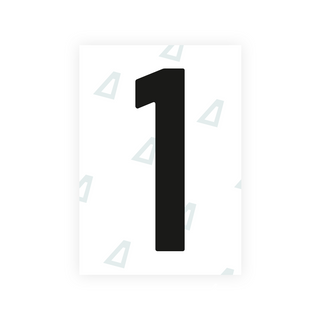 Alite Nanofilm for Netherlands license plates - Symbol "1"