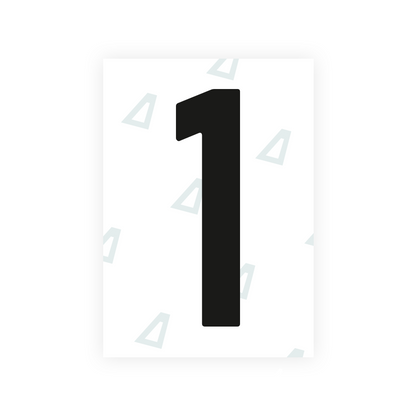 Alite Nanofilm for Netherlands license plates - Symbol "1"