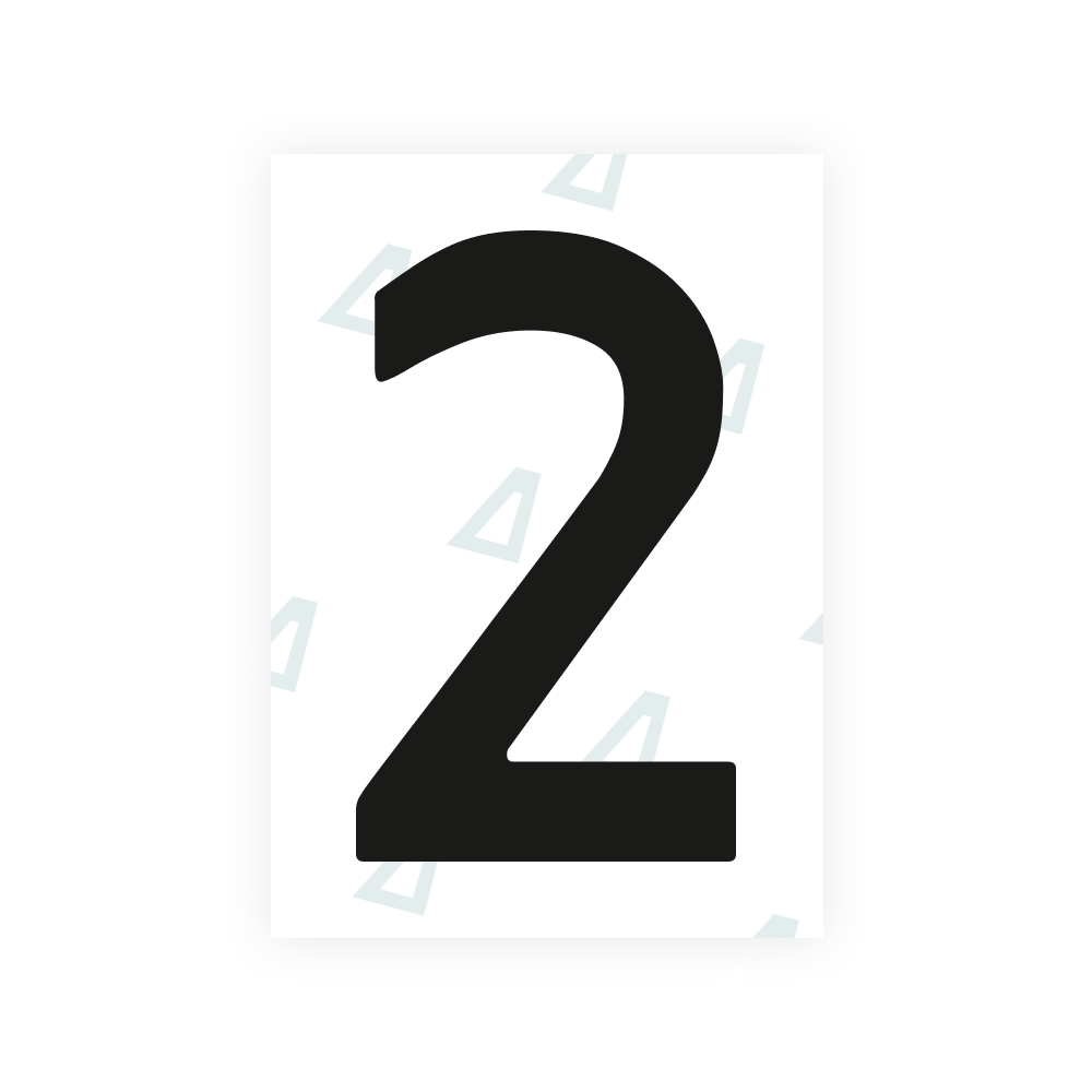 Alite Nanofilm for Netherlands license plates - Symbol "2"
