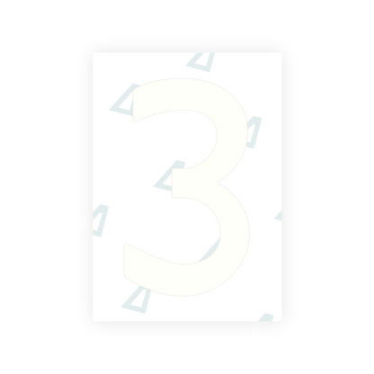 Alite Nanofilm for Netherlands license plates - Symbol "3"