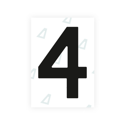 Alite Nanofilm for Netherlands license plates - Symbol "4"