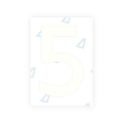 Alite Nanofilm for Netherlands license plates - Symbol "5"