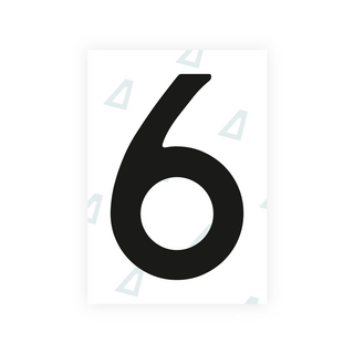 Alite Nanofilm for Netherlands license plates - Symbol "6"