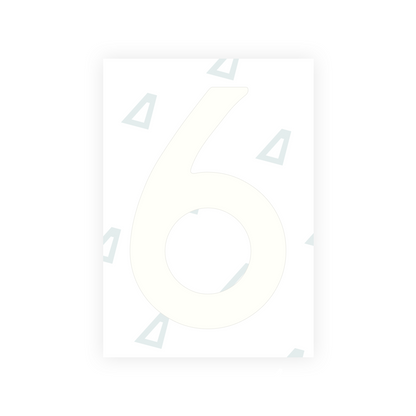 Alite Nanofilm for Netherlands license plates - Symbol "6"