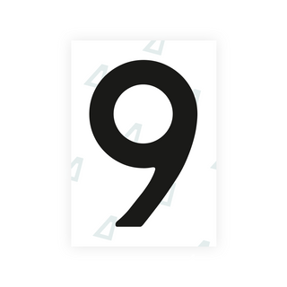 Alite Nanofilm for Netherlands license plates - Symbol "9"