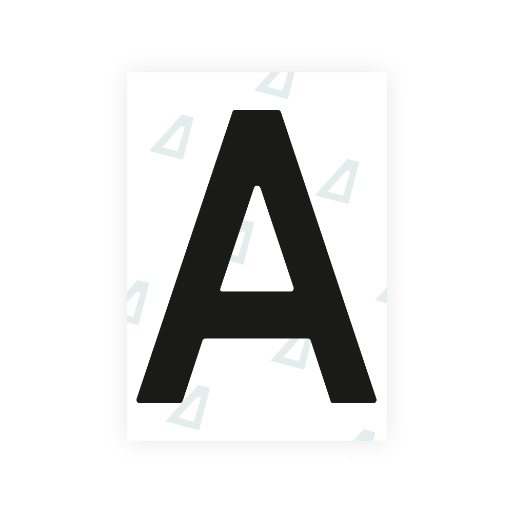 Alite Nanofilm for Netherlands license plates - Symbol "A"