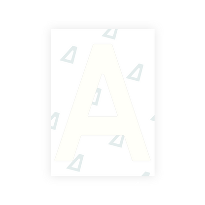 Alite Nanofilm for Netherlands license plates - Symbol "A"