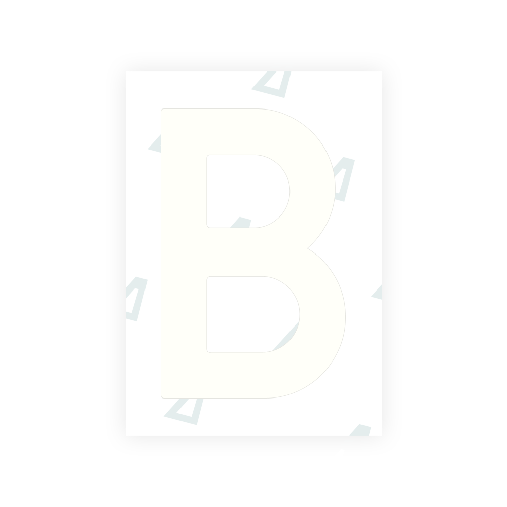 Alite Nanofilm for Netherlands license plates - Symbol "B"