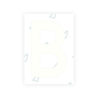 オランダのナンバープレート用 Alite ナノフィルム - シンボル「B」